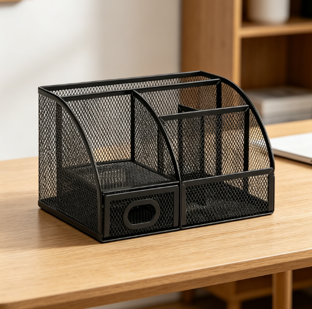 Mesh Pen Holder and Desktop Organizer
